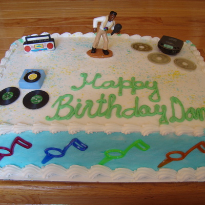 Rapper Birthday Cake