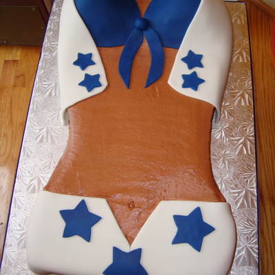 Dallas Cowboys Cheerleader Cake