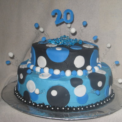 Black, Blue And White