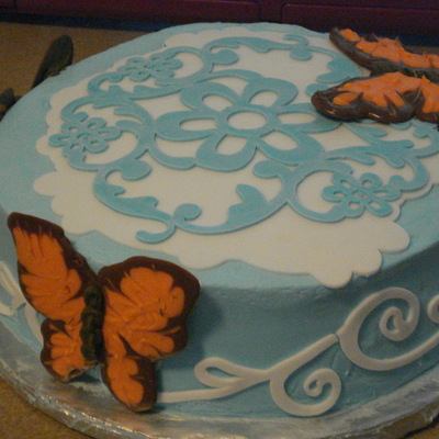 Cricut Cake Test Cake