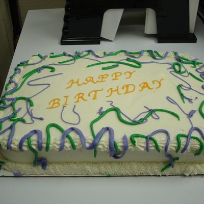 First Buttercream Birthday Cake