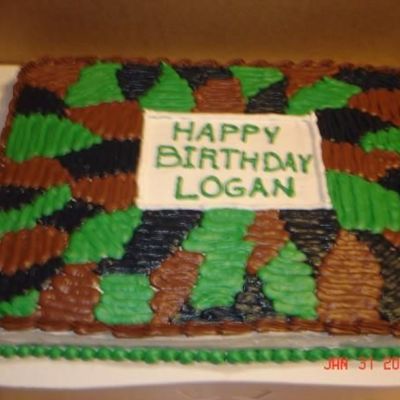 Camouflage Cake