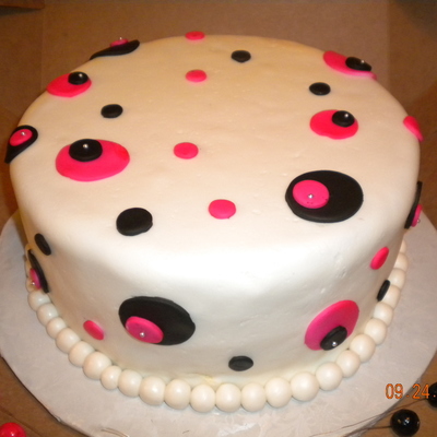 Pink And Black Circles