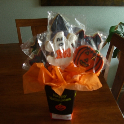 Halloween Cookie Bouquet