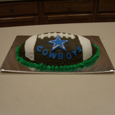 Dallas Cowboys Football Cake