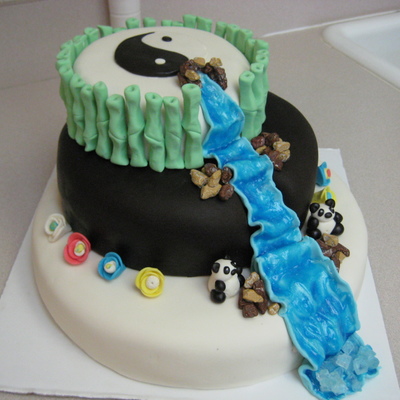 3 Layer Waterfall Cake