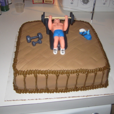 Work Out Gym Cake