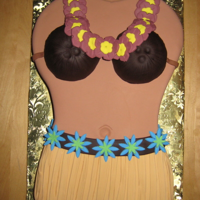 Hula Girl Cake