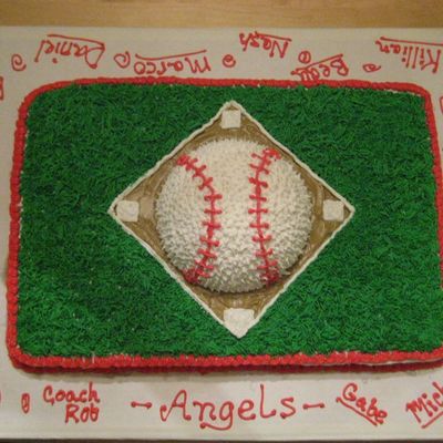 Angels Baseball Cake