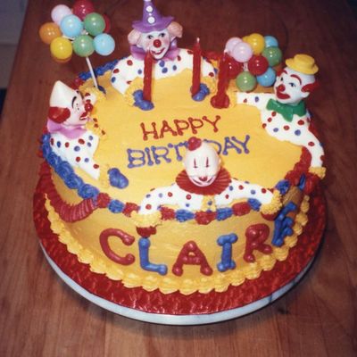 Clowns Birthday Cake For Claire