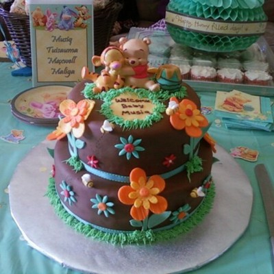 Pooh Babyshower Cake