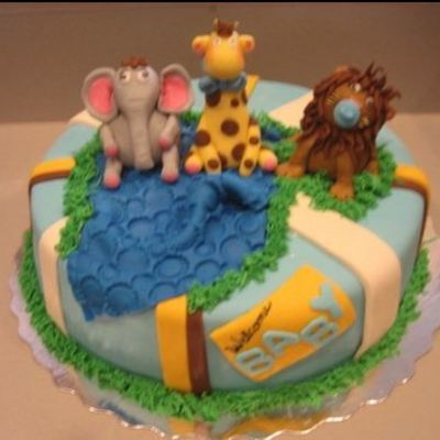 Animal Babyshower Cake