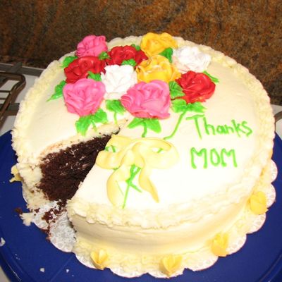 My Rose Cake (The Final Cake For My 1St Class)
