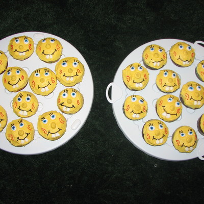 Spongebob Cupcakes