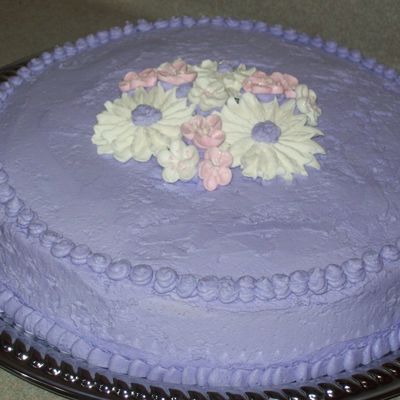 Purple Birthday Cake
