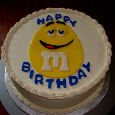 Yellow M & M