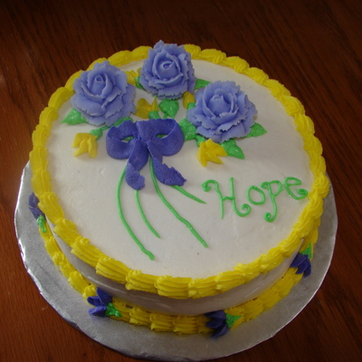 Wilton Course 1 Final Cake