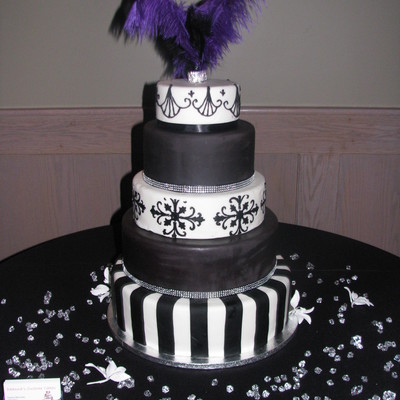 Black & White Cake