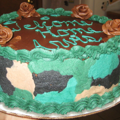 Welcome Home From Army Cake