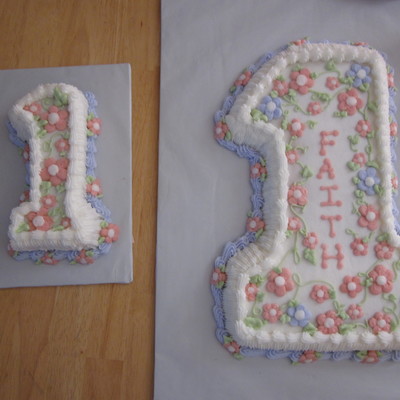 Pink Flower Garden First Birthday