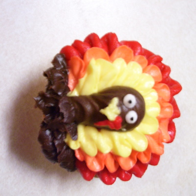 Thanksgiving Turkey Cupcakes