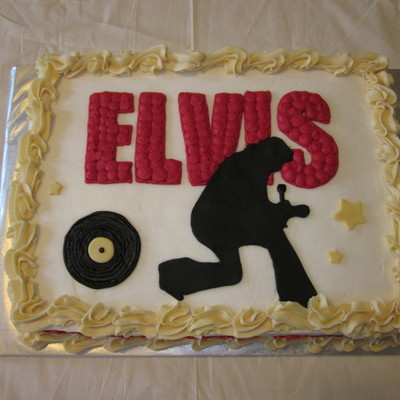Elvis Presley Birthday Cake
