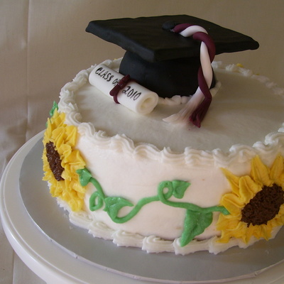 Sunflower Graduation Cap