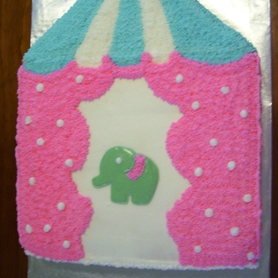 Elephant Circus Tent Baby Shower