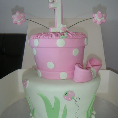 Girls 1St Birthday Cake