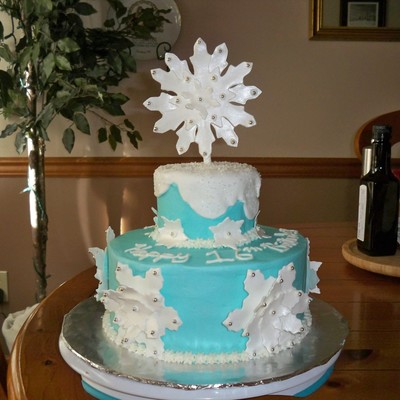 Snowflake Cake