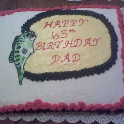 Fish Birthday Cake