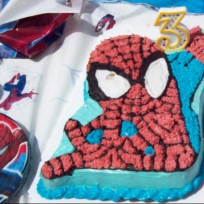 Spiderman Character Cake