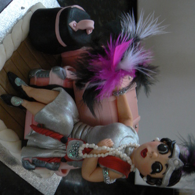 The Topper For The1920's Cruise Liner Theme Cake