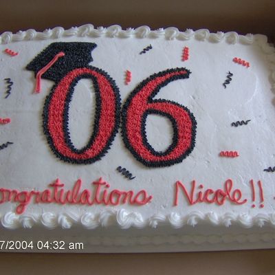Graduation Sheet Cake