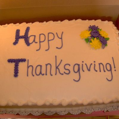 Basic Thanksgiving Sheet Cake
