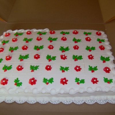 Christmas Sheet Cake