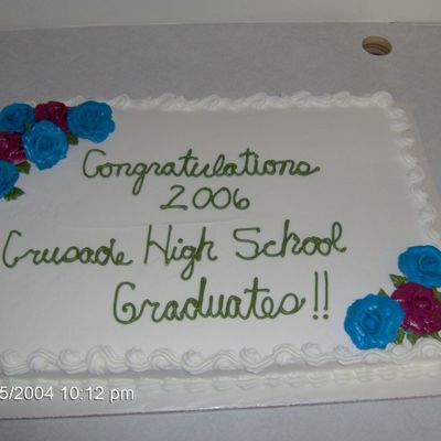 Graduation Sheet Cake