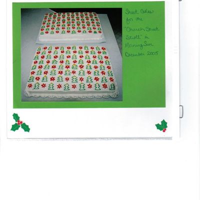 Christmas Sheet Cakes