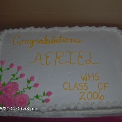 Graduation Sheet Cake