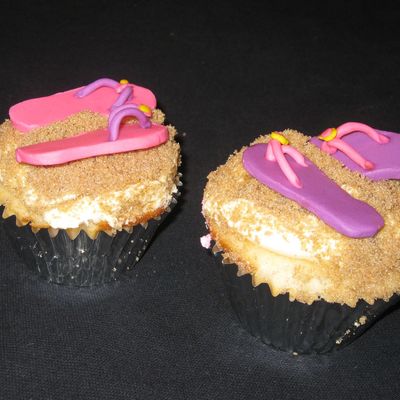 Beach Cupcakes