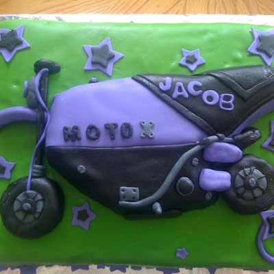 Dirt Bike Cake