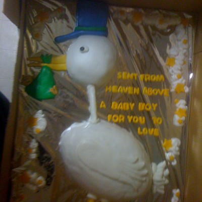Stork Cake