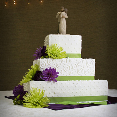 Square Buttercream Cake