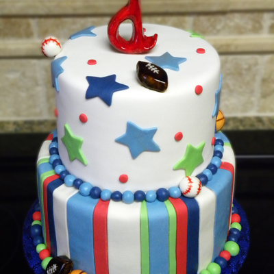 Sports Themed Cake