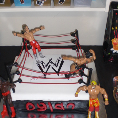 Wwe Birthday Cake .