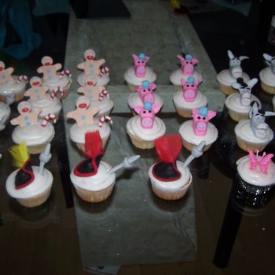 Shrek Theme Cupcakes