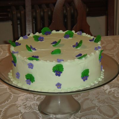 Violet Birthday Cake