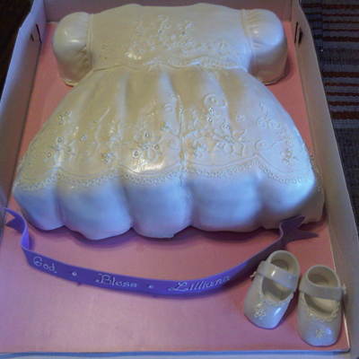 Christening Dress Cake