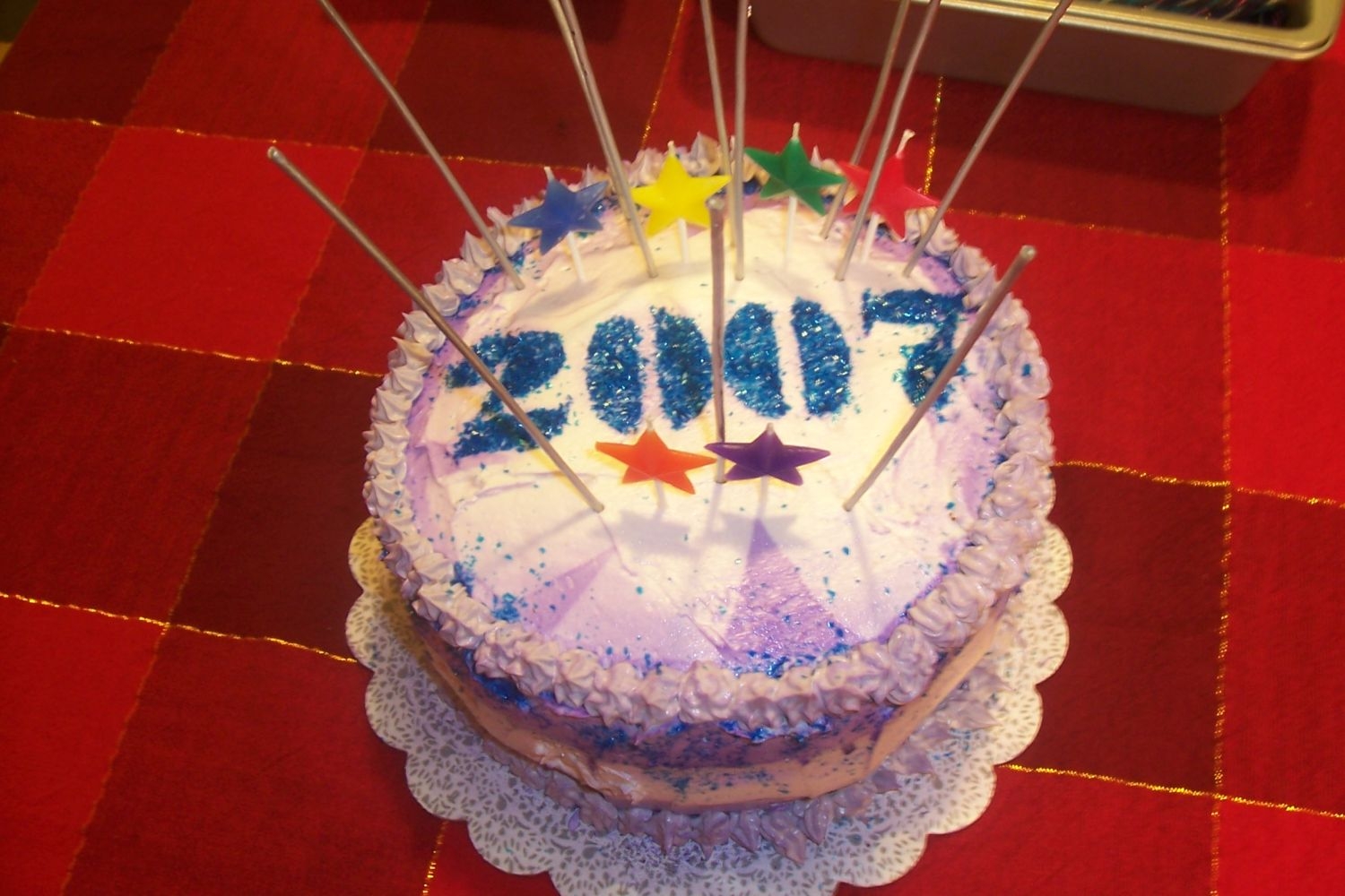 2007 New Year's Cake