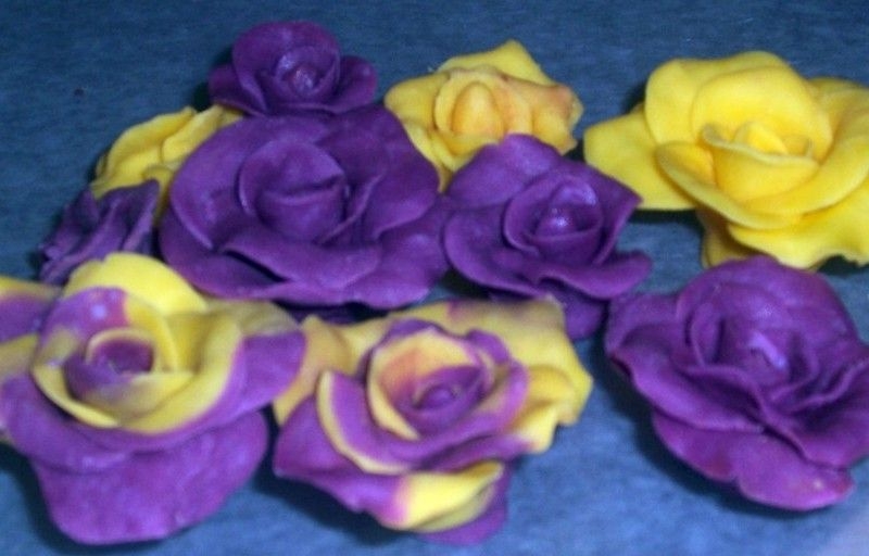 Purple And Yellow Candy Clay